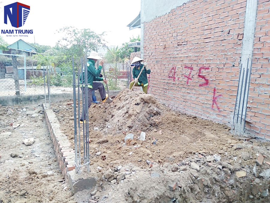 Thi công xây dựng nhà phố 3 tầng nhà chị Liễu ở Hóc Môn