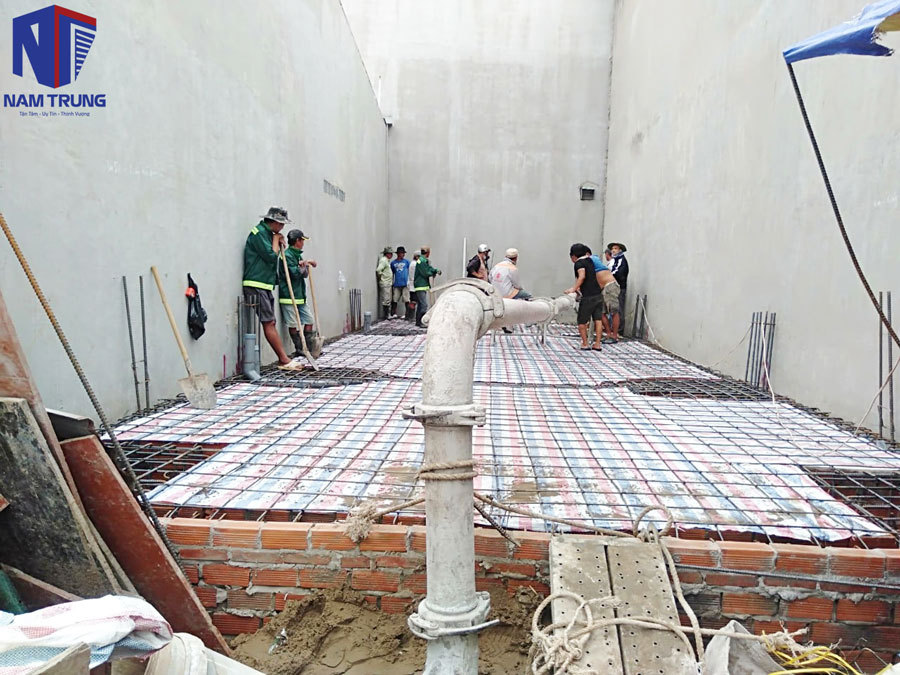 Xây nhà phố 5 tầng nhà chị Thảo ở Bình Dương