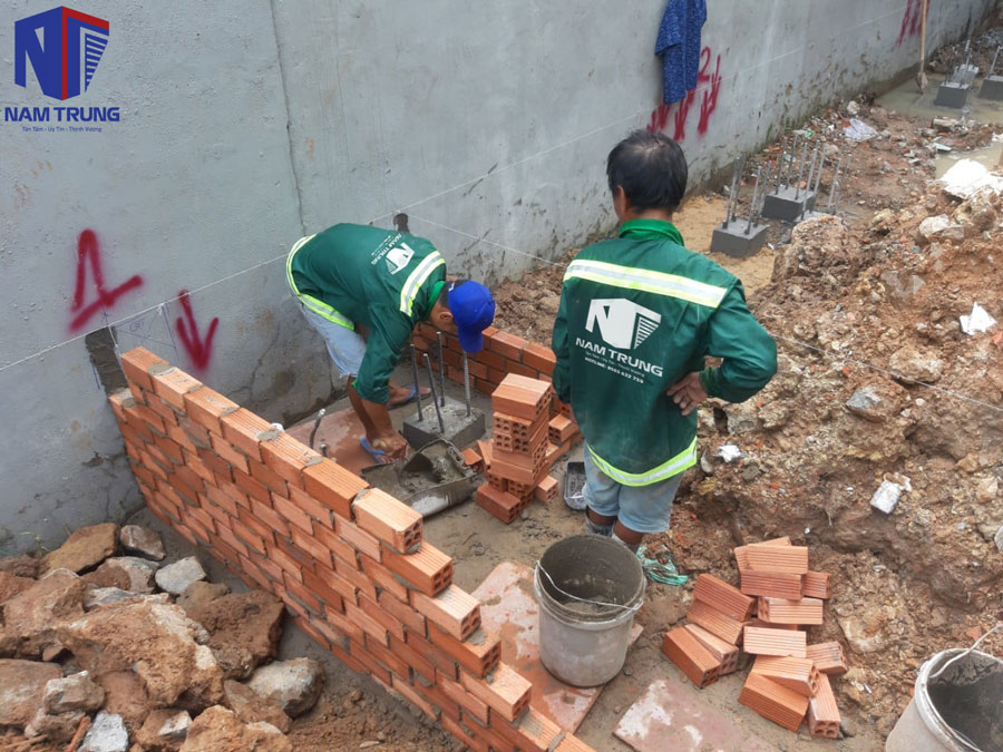 Xây nhà phố 5 tầng nhà chị Thảo ở Bình Dương