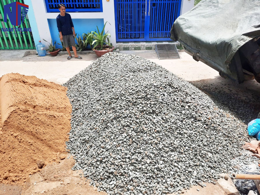 Xây nhà phố 3 tầng nhà anh Tường ở Nhà Bè