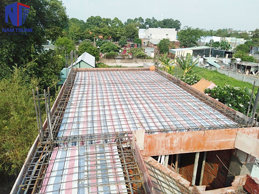 Thi công xây dựng nhà phố 3 tầng nhà chị Liễu ở Hóc Môn