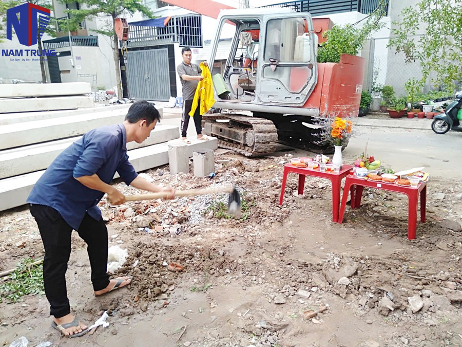 Nghi thức làm phép khởi công xây nhà