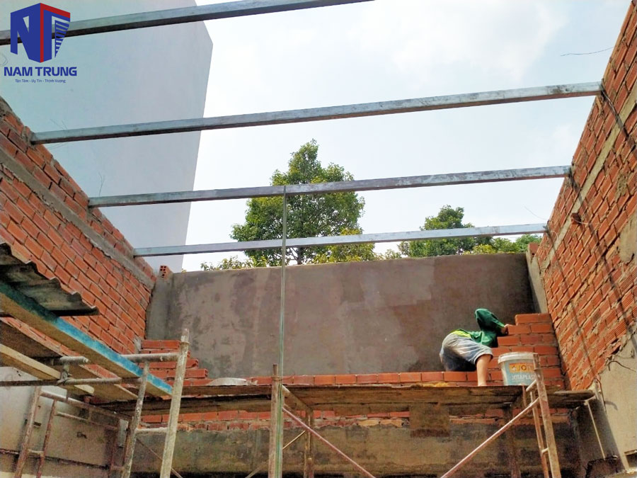 Sửa chữa cải tạo nhà phố 2 tầng nhà anh Tuấn ở Quận 12