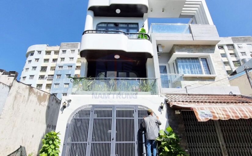 Bàn giao nhà phố 4 tầng tum sân thượng nhà anh Giang Quận Bình Tân