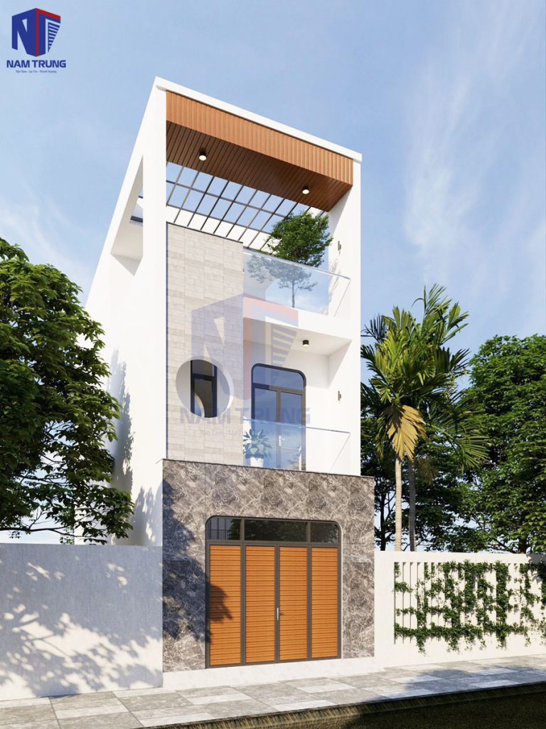 Mẫu thiết kế nhà phố 3 tầng sân thượng nhà anh Dương Quận Tân Bình