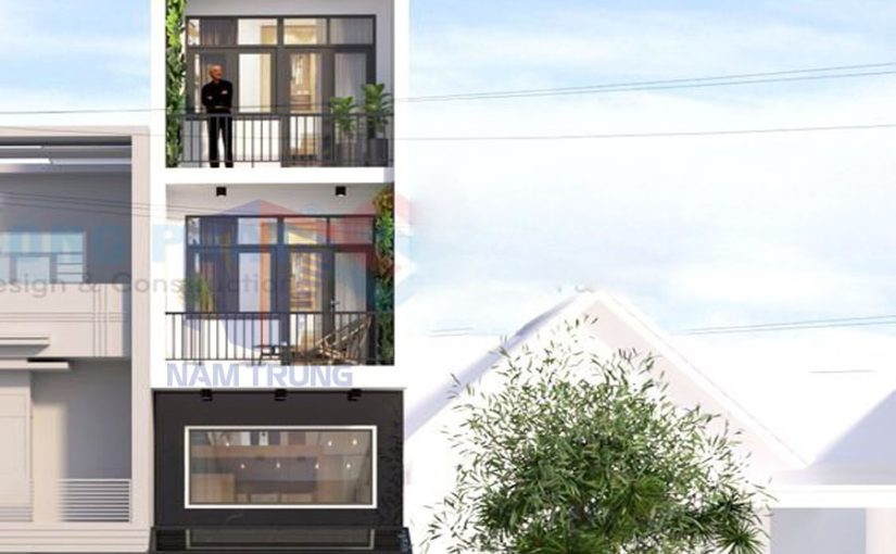 Mẫu thiết kế nhà phố 5 tầng nhà anh Ngọc Quận 1