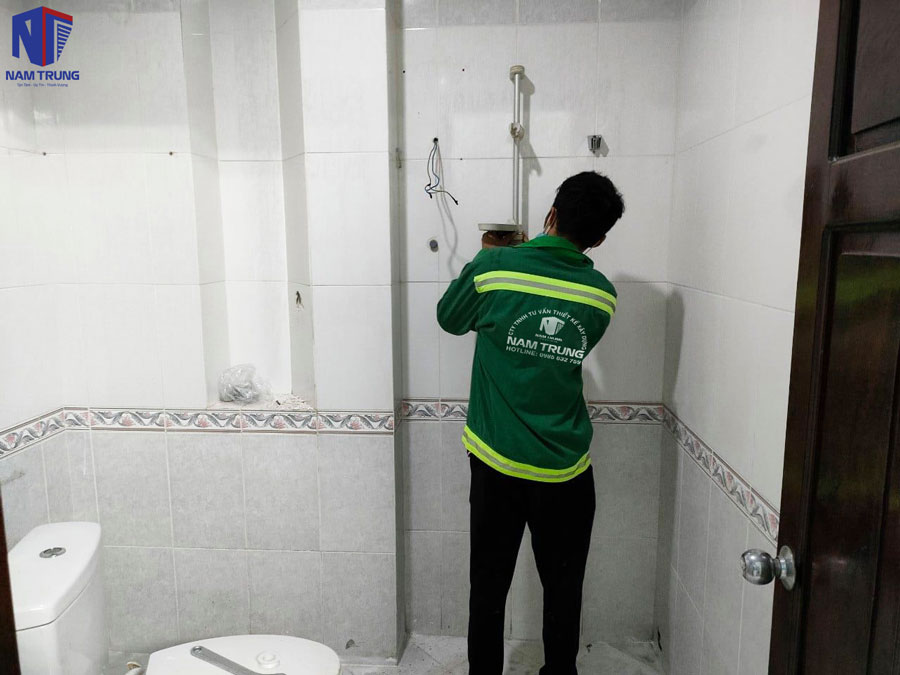 Sửa nhà 4 tầng nhà anh Ngọc Quận Tân Phú