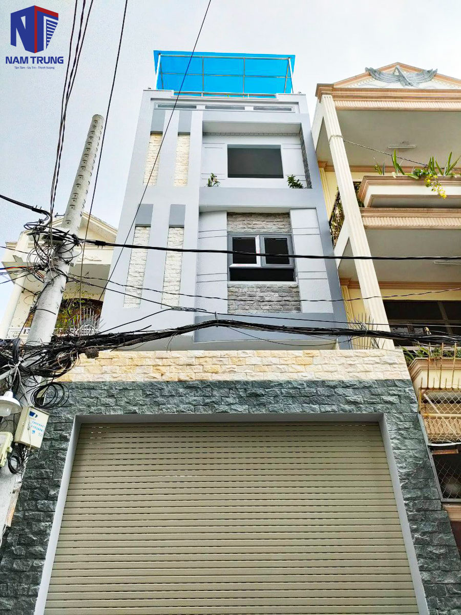 Sửa nhà 4 tầng nhà anh Ngọc Quận Tân Phú