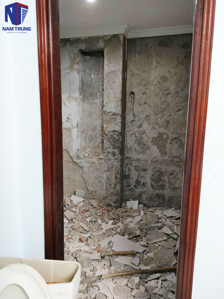 Sửa nhà 4 tầng nhà anh Ngọc Quận Tân Phú