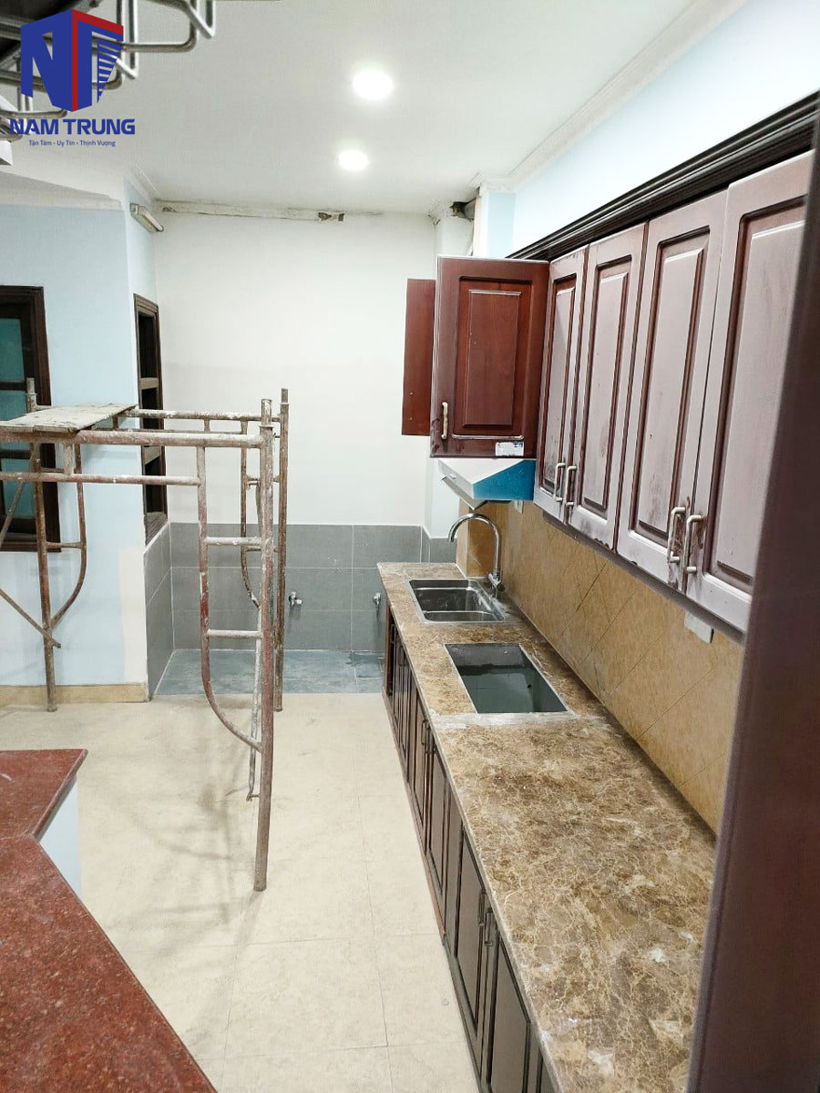 Sửa nhà 4 tầng nhà anh Ngọc Quận Tân Phú