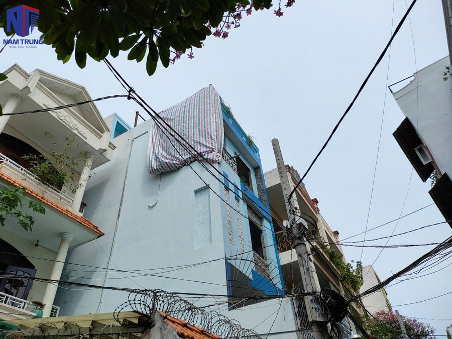 Sửa nhà 4 tầng nhà anh Ngọc Quận Tân Phú