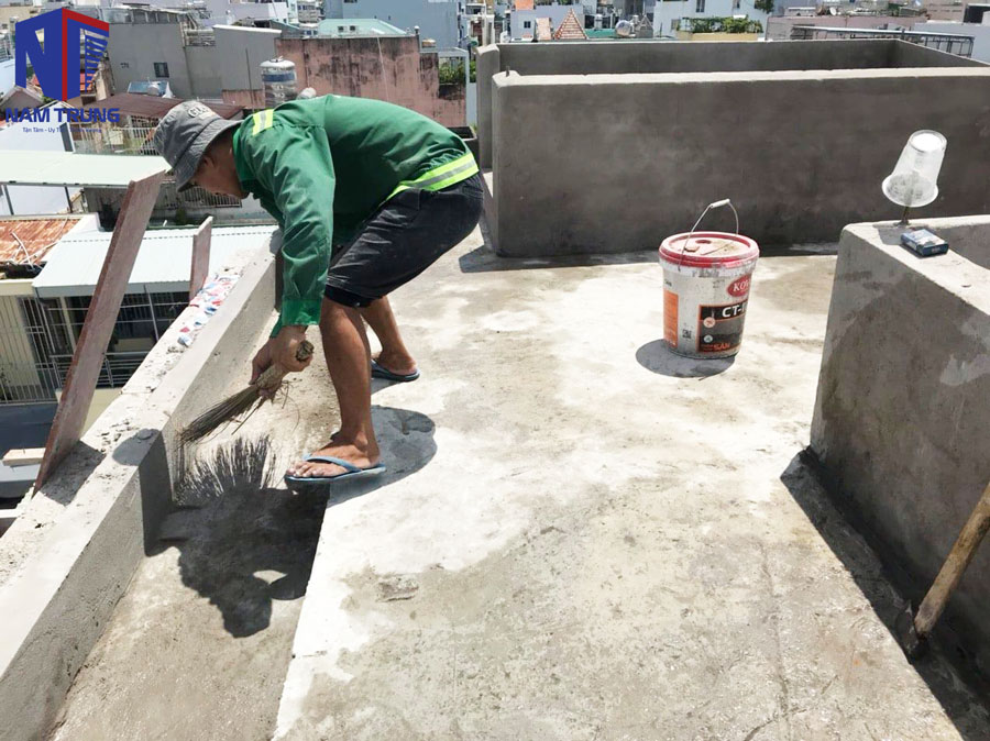 Thi công sửa nhà nâng tầng nhà anh Khoa