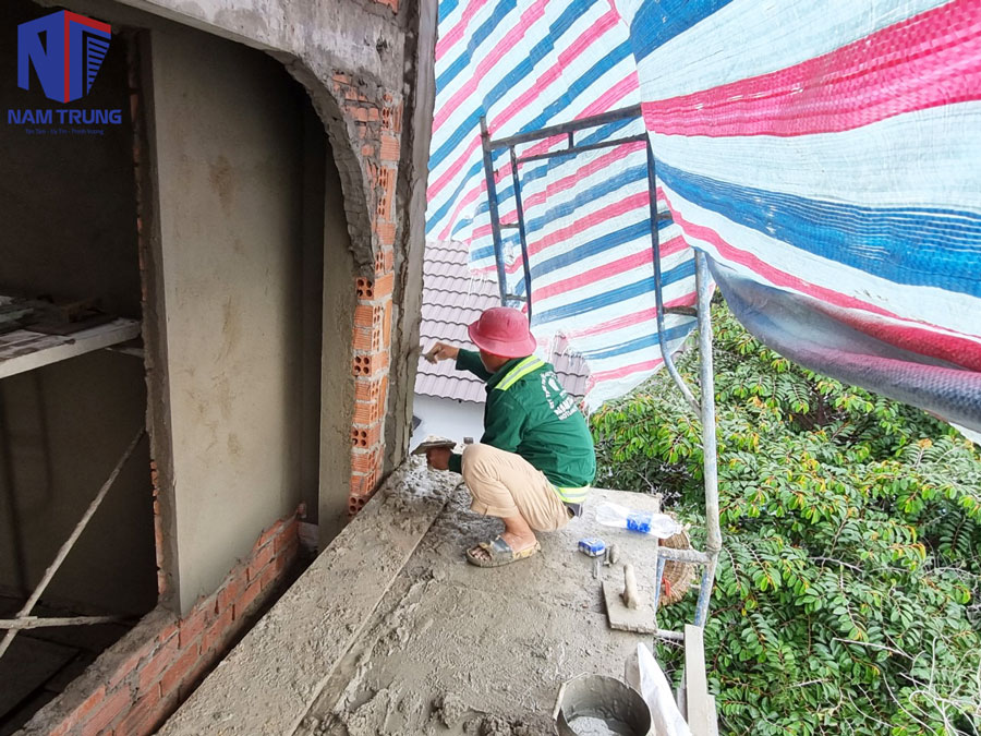 Thi công nhà anh Tuyển Thành Phố Thủ Đức