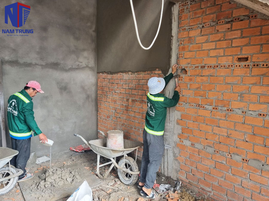 Thi công nhà anh Tuyển Thành Phố Thủ Đức