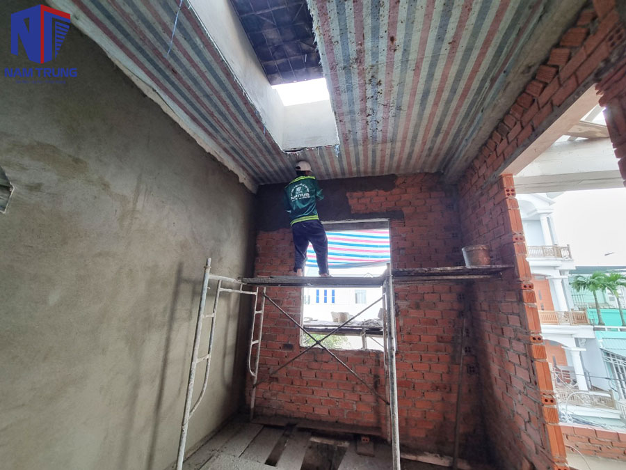 Thi công nhà anh Tuyển Thành Phố Thủ Đức