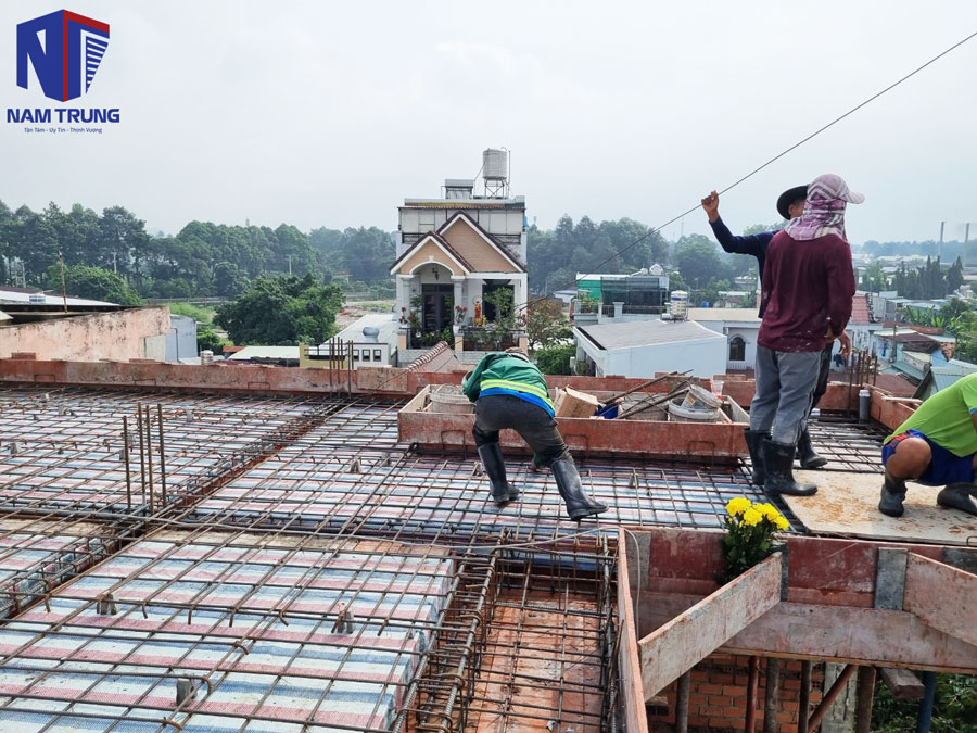 Thi công nhà anh Tuyển Thành Phố Thủ Đức