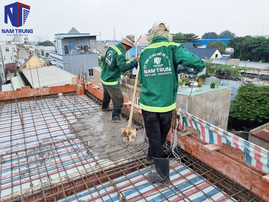 Thi công nhà anh Tuyển Thành Phố Thủ Đức