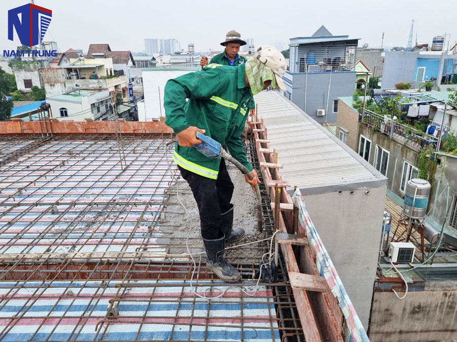 Thi công nhà anh Tuyển Thành Phố Thủ Đức