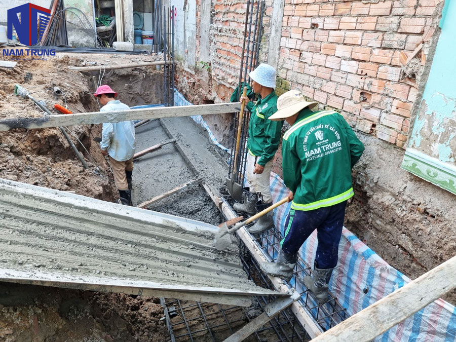 Thi công nhà anh Tuyển Thành Phố Thủ Đức