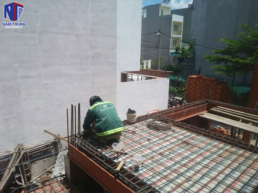 Xây dựng nhà phố 4 tầng nhà chị Hoa Quận Gò Vấp