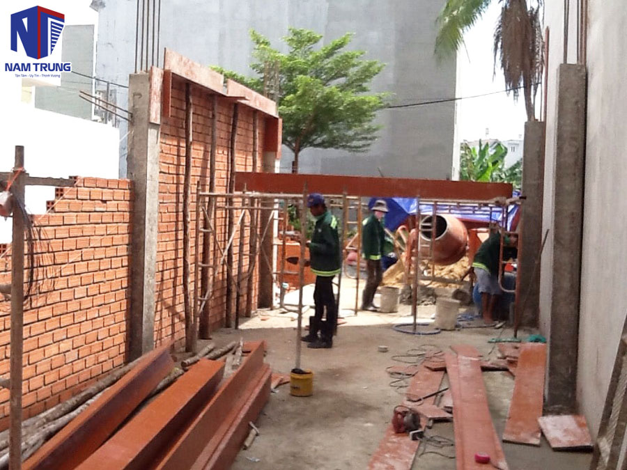 Xây dựng nhà phố 4 tầng nhà chị Hoa Quận Gò Vấp