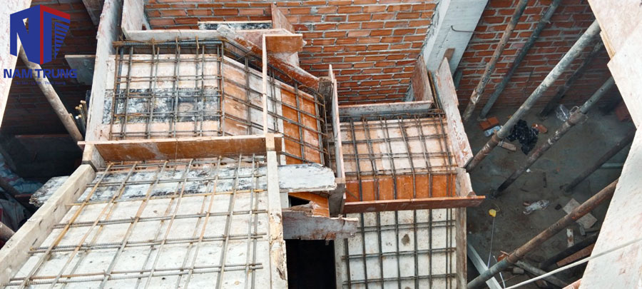 Hình ảnh thi công xây dựng nhà anh Giang Quận Bình Tân