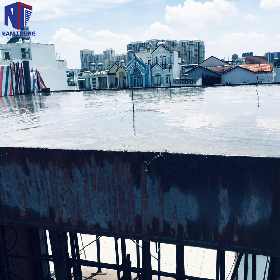 Thi công xây dựng thô nhà anh Đắc ở Huyện Nhà Bè