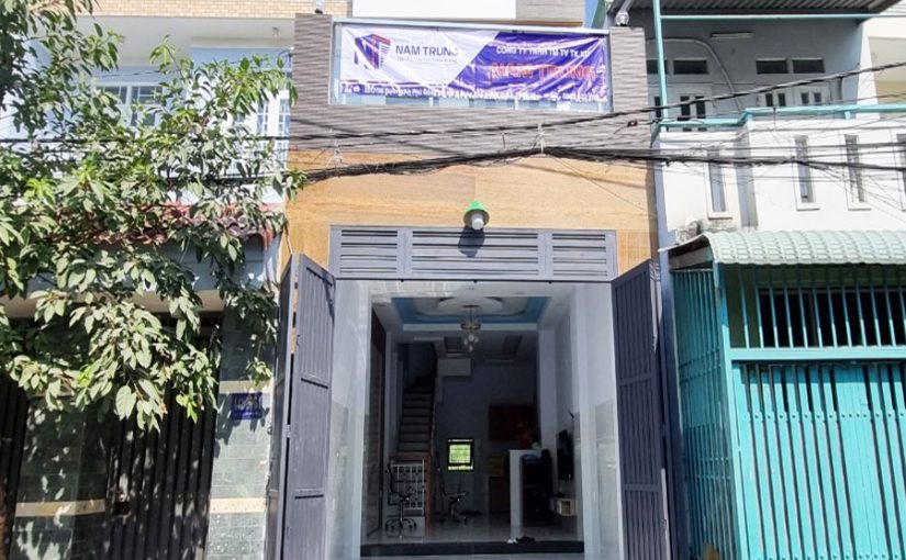 Xây nhà trọn gói nhà phố 1 trệt 1 lầu sân thượng nhà chị Lan Quận 12