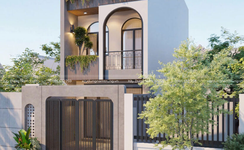 Mẫu thiết kế nhà phố 1 trệt 2 lầu 4x15m của chị Hằng tại Quận Bình Tân