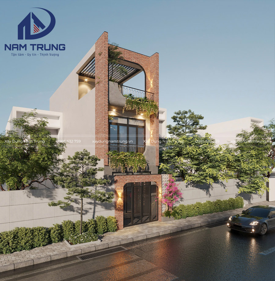 Mẫu nhà phố 1 trệt 2 lầu 4x16m – Nhà chị Thảo tại Quận Bình Tân