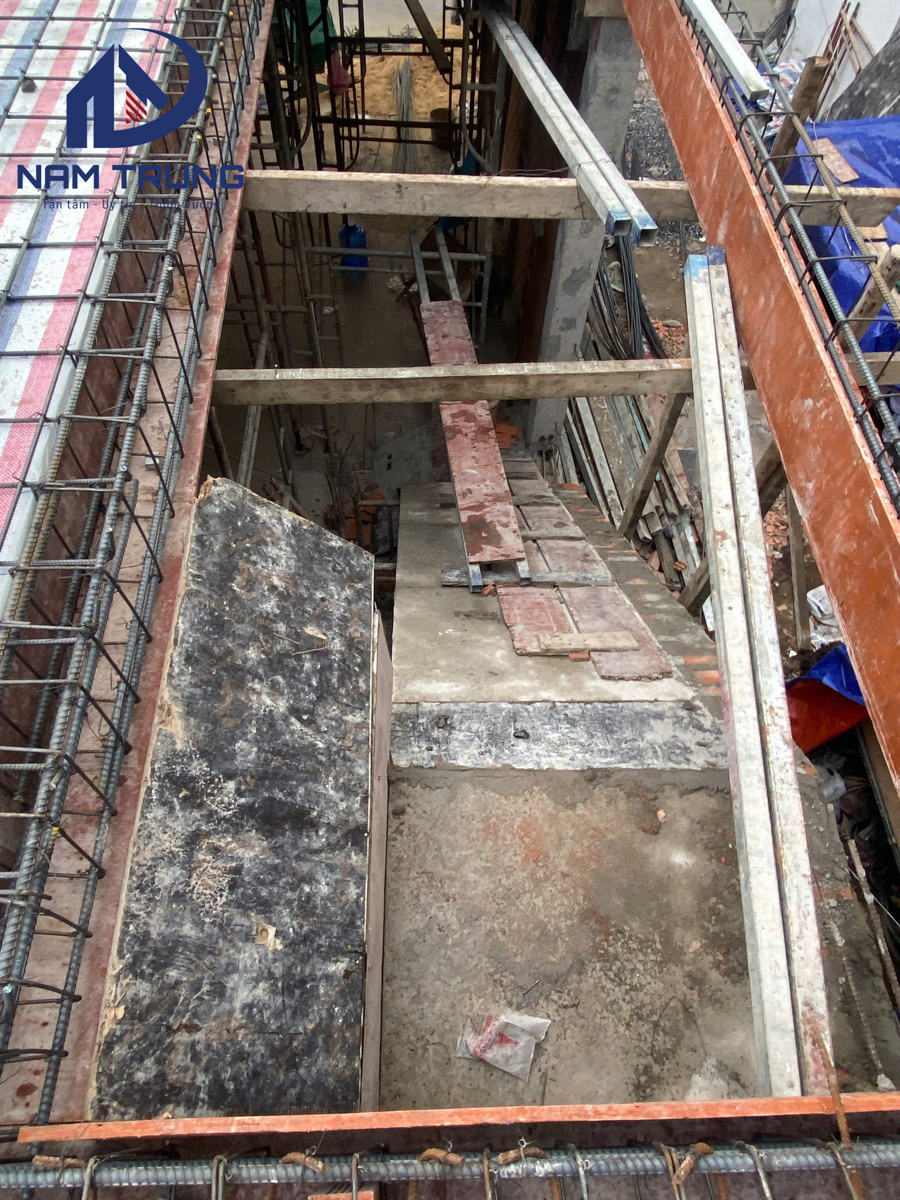Tiến độ thi công xây dựng nhà phố 1 trệt 2 lầu 4x16m – Nhà chị Thảo tại Quận Bình Tân