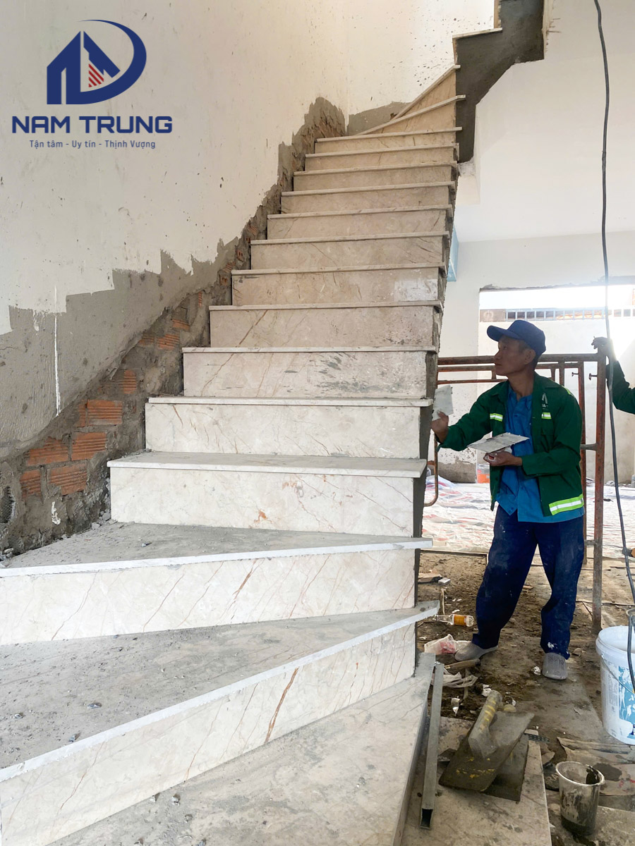Hình ảnh thi công hoàn thiện công trình nhà chị Thảo