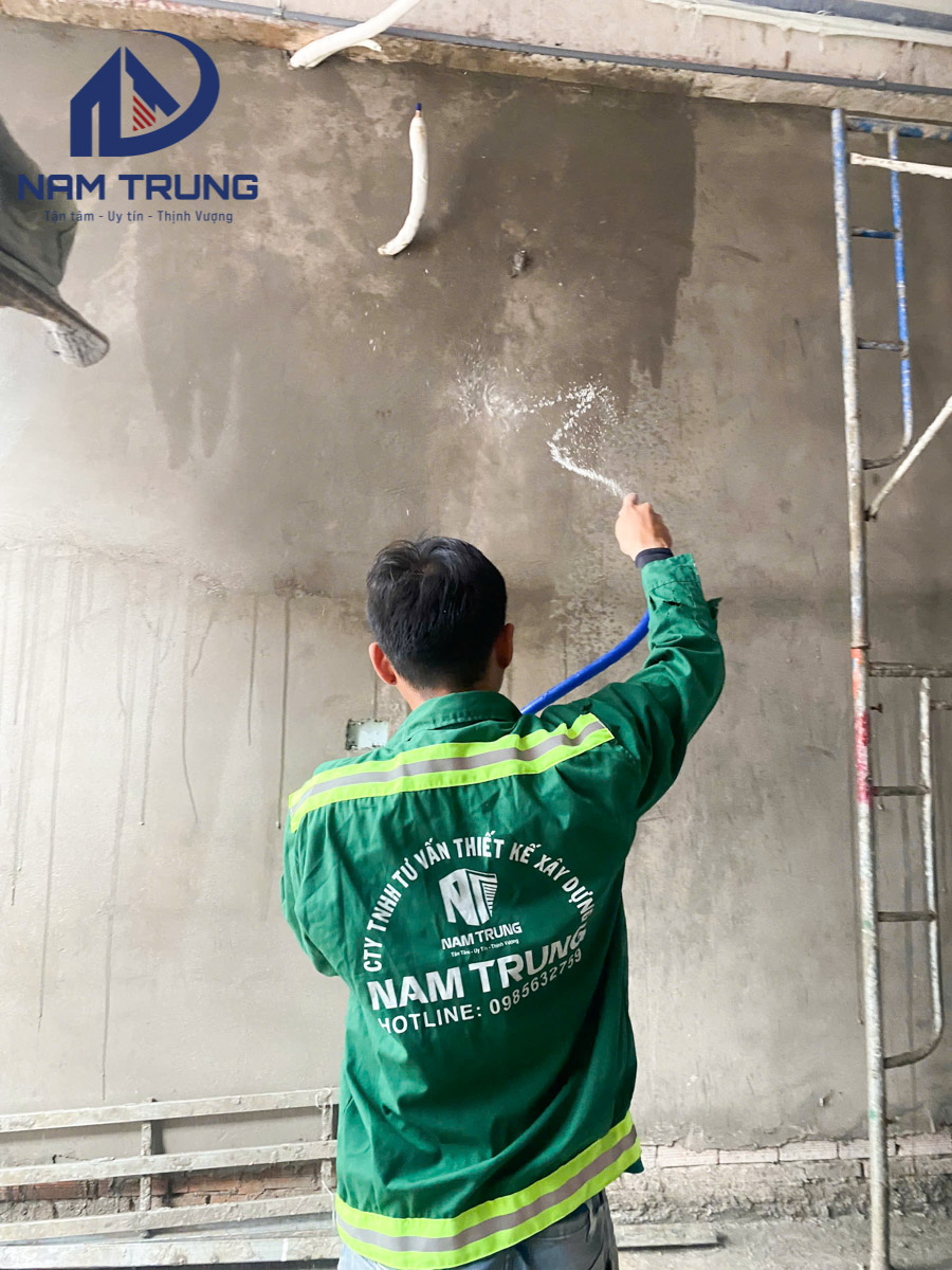 Tiến độ thi công xây dựng nhà phố 1 trệt 2 lầu 4x16m – Nhà chị Thảo tại Quận Bình Tân