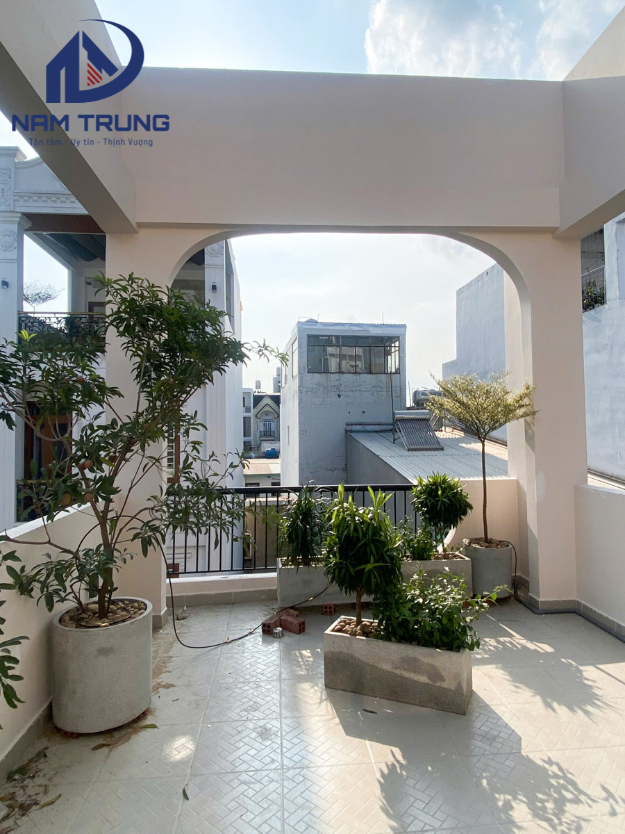 Hình ảnh thi công hoàn thiện công trình nhà chị Thảo