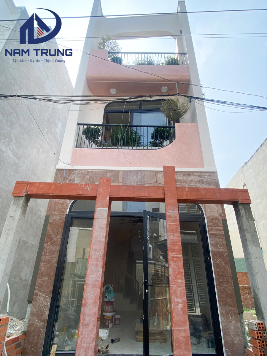 Hình ảnh thi công hoàn thiện công trình nhà chị Thảo