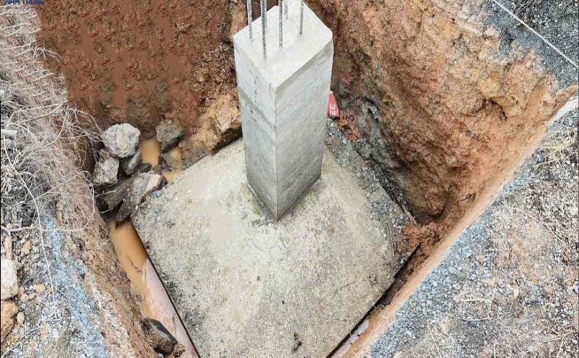 Thiết kế móng đơn, đặc điểm và quy trình thi công