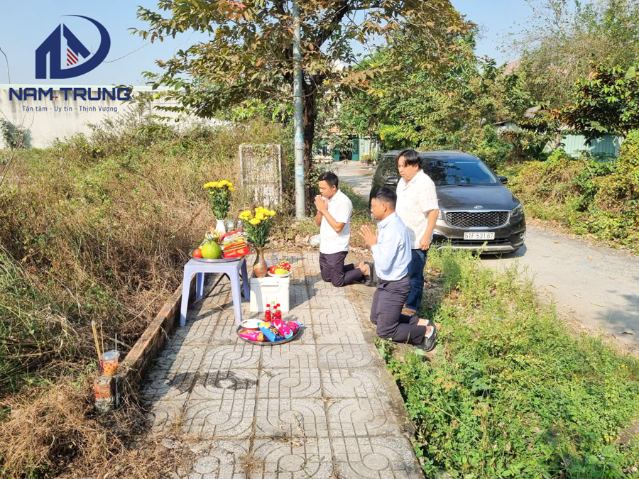Khởi công biệt thự 3 tầng 7 x 18m nhà anh Đá Quận 9 TP HCM