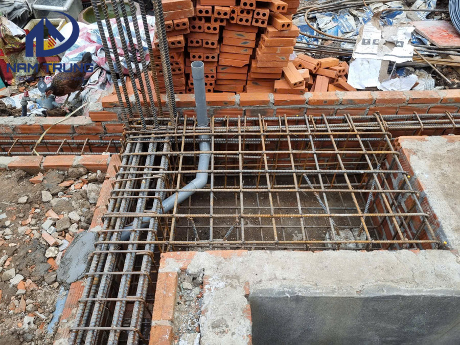 Thi công xây dựng nhà phố 1 trệt 1 lửng 3 lầu sân thượng anh tài ở Bình Thạnh