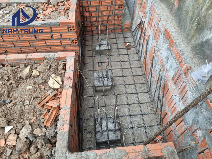 Thi công xây dựng nhà phố 1 trệt 1 lửng 3 lầu sân thượng anh tài ở Bình Thạnh