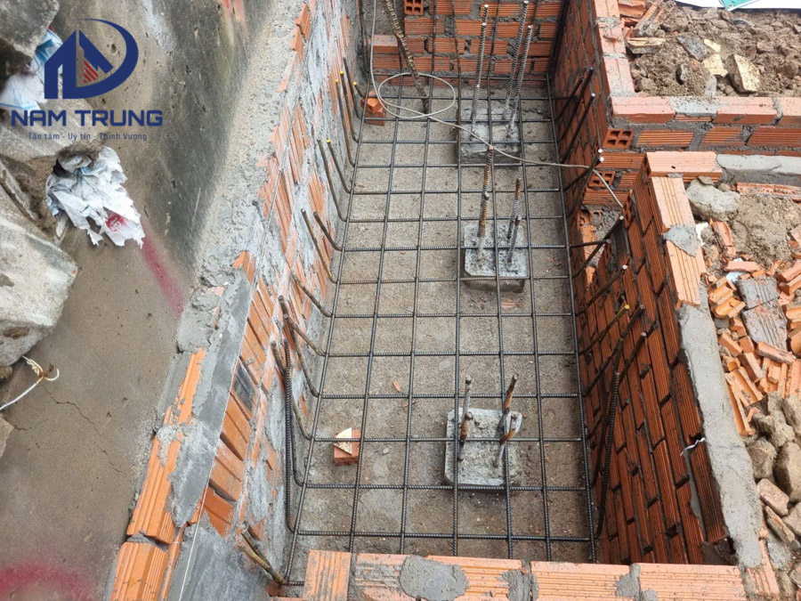 Thi công xây dựng nhà phố 1 trệt 1 lửng 3 lầu sân thượng anh tài ở Bình Thạnh