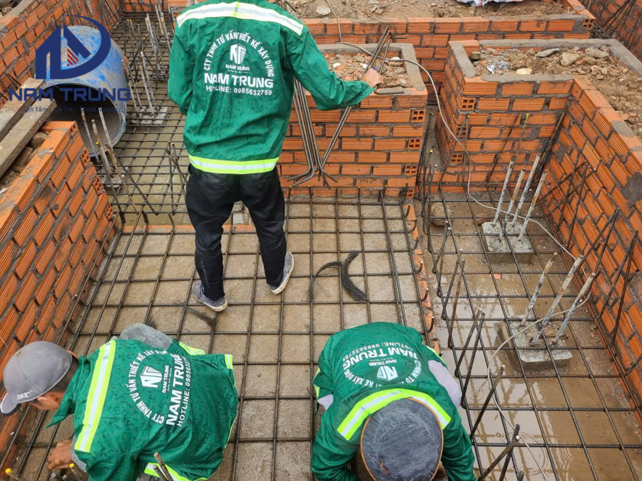 Thi công xây dựng nhà phố 1 trệt 1 lửng 3 lầu sân thượng anh tài ở Bình Thạnh