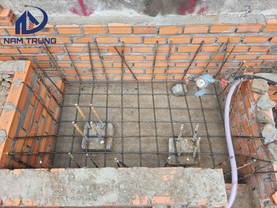 Thi công xây dựng nhà phố 1 trệt 1 lửng 3 lầu sân thượng anh tài ở Bình Thạnh