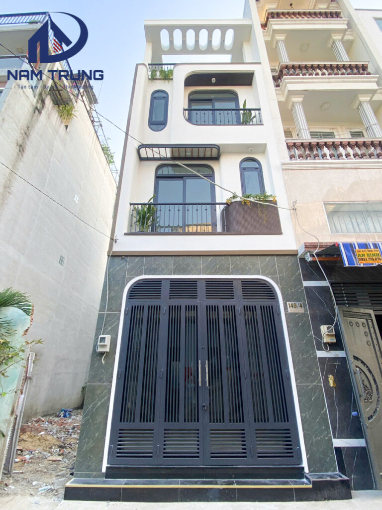 Xây dựng nhà phố 1 trệt 2 lầu sân thượng 4×12.5m – Nhà anh Tân, Quận Bình Tân
