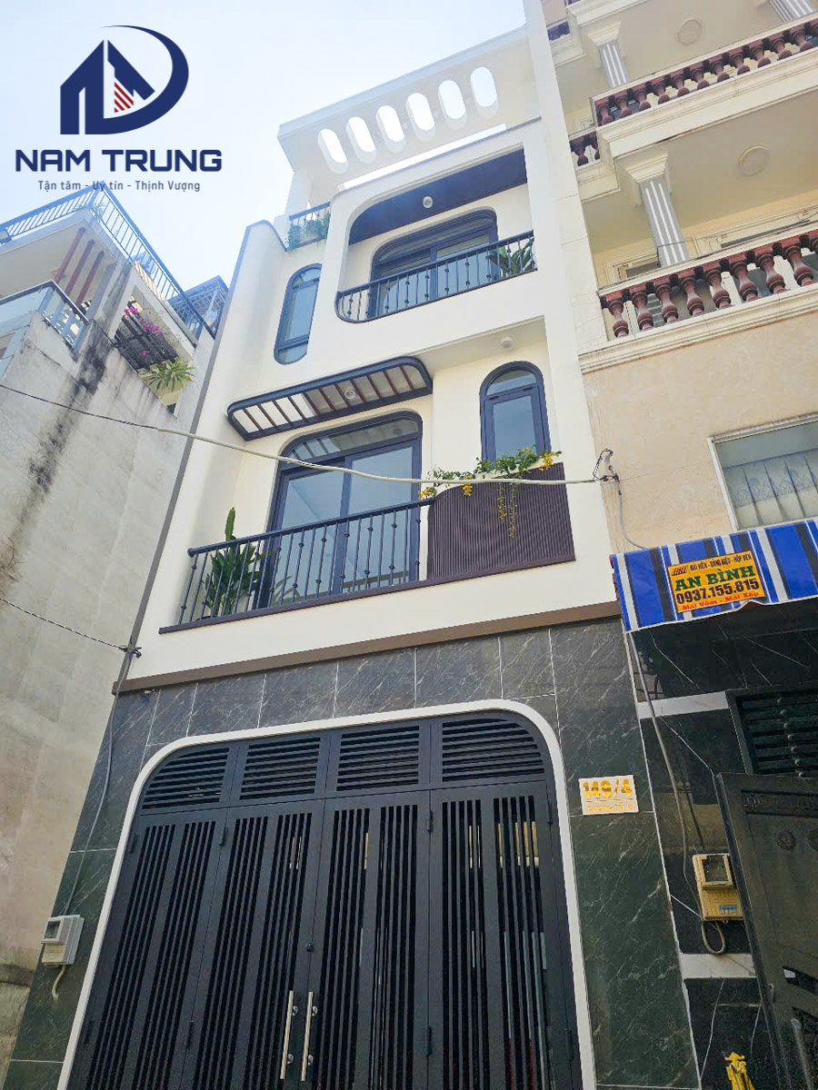 Xây dựng nhà phố 1 trệt 2 lầu sân thượng 4×12.5m – Nhà anh Tân, Quận Bình Tân