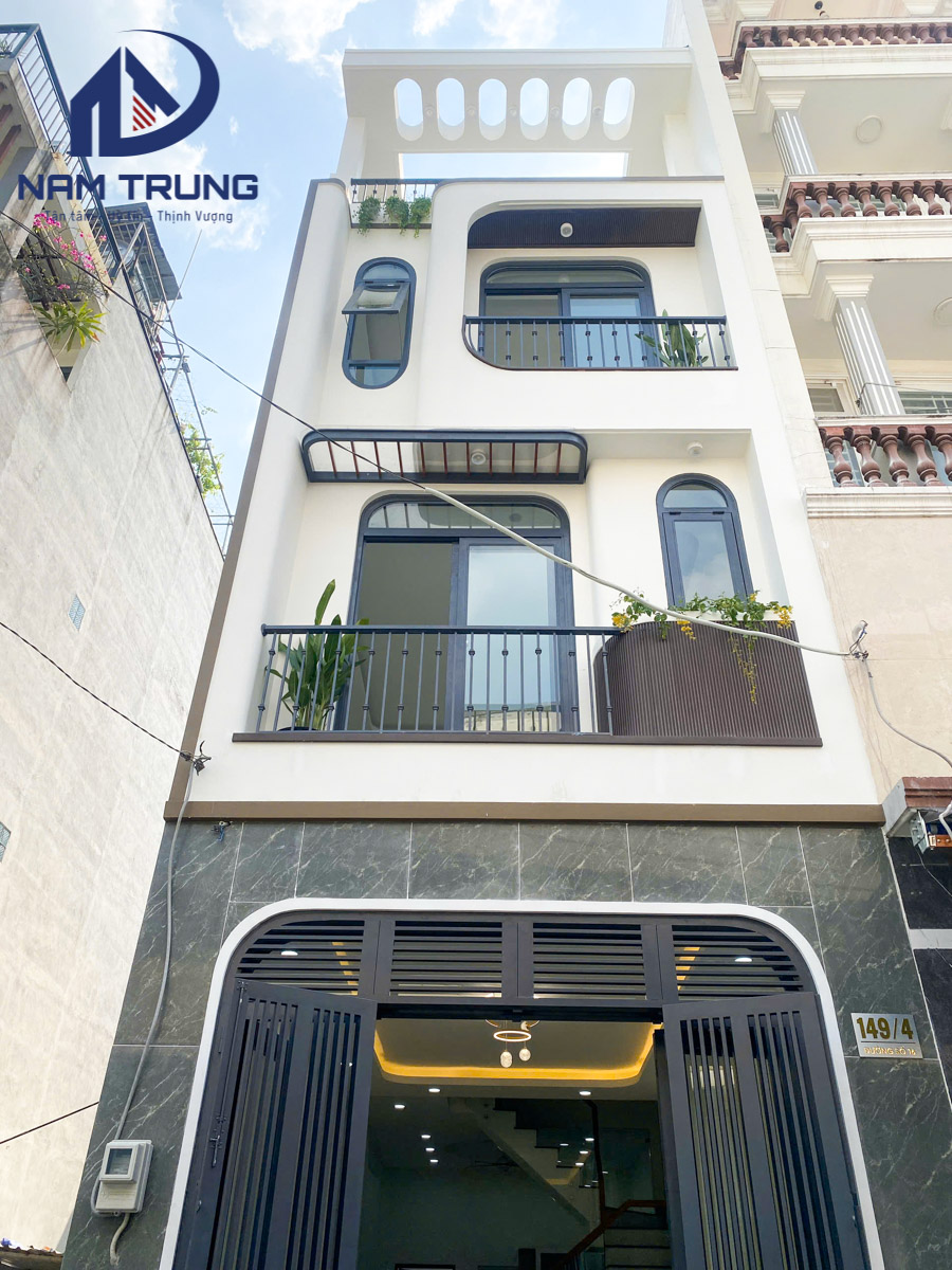 Xây dựng nhà phố 1 trệt 2 lầu sân thượng 4×12.5m – Nhà anh Tân, Quận Bình Tân
