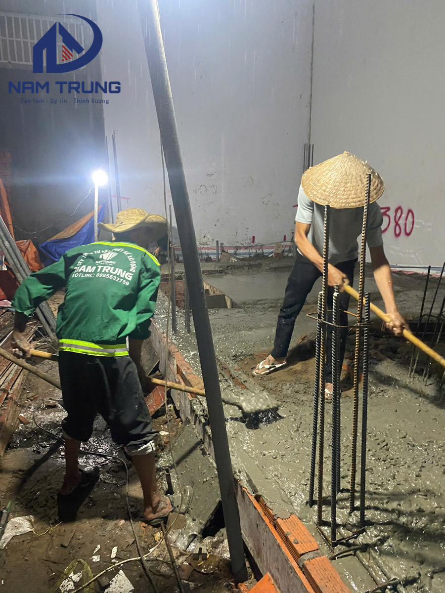 xây dựng nhà phố 1 trệt 2 lầu sân thượng 4x12.5m – Nhà anh Tân, Quận Bình Tân