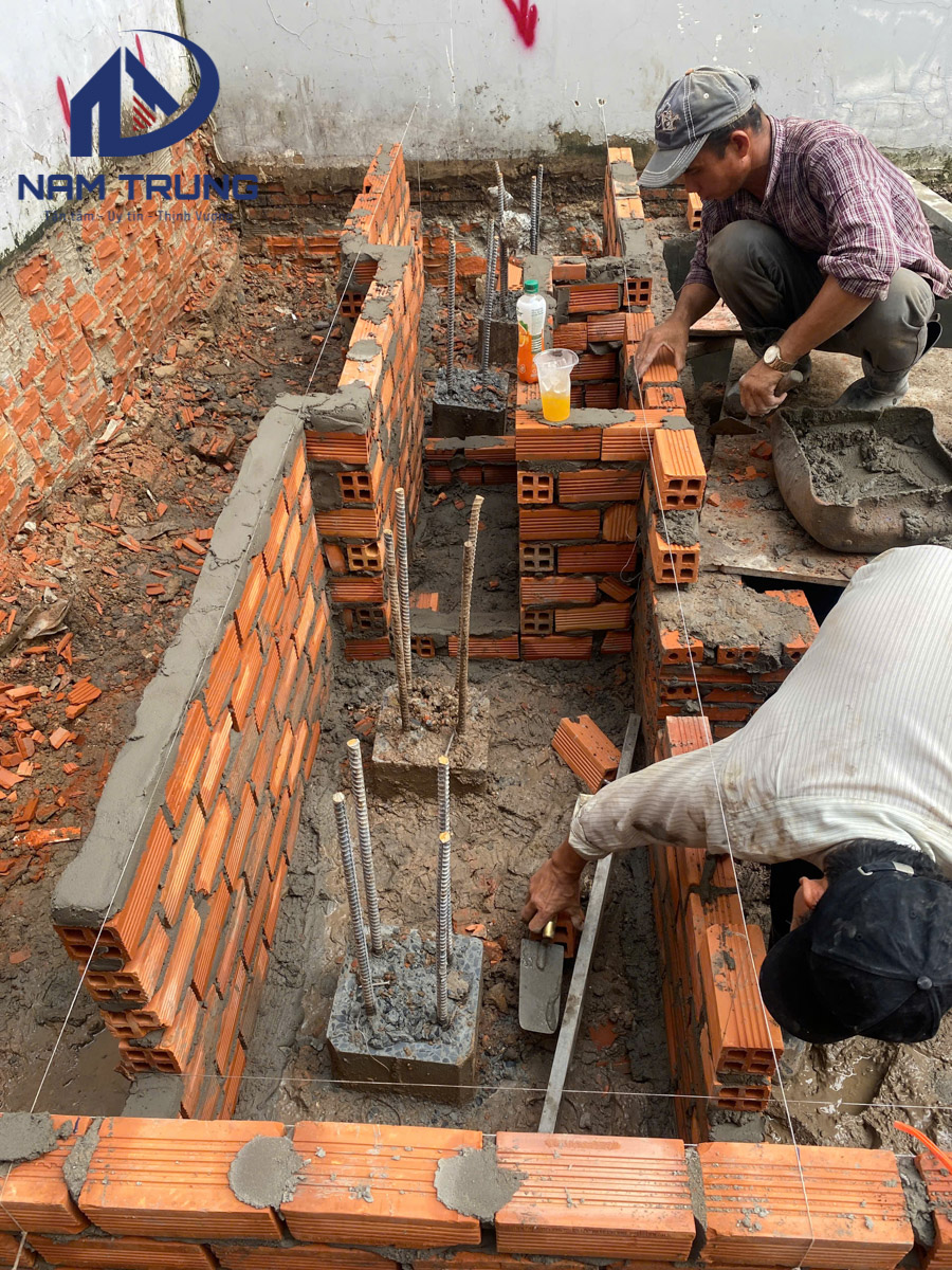 xây dựng nhà phố 1 trệt 2 lầu sân thượng 4x12.5m – Nhà anh Tân, Quận Bình Tân