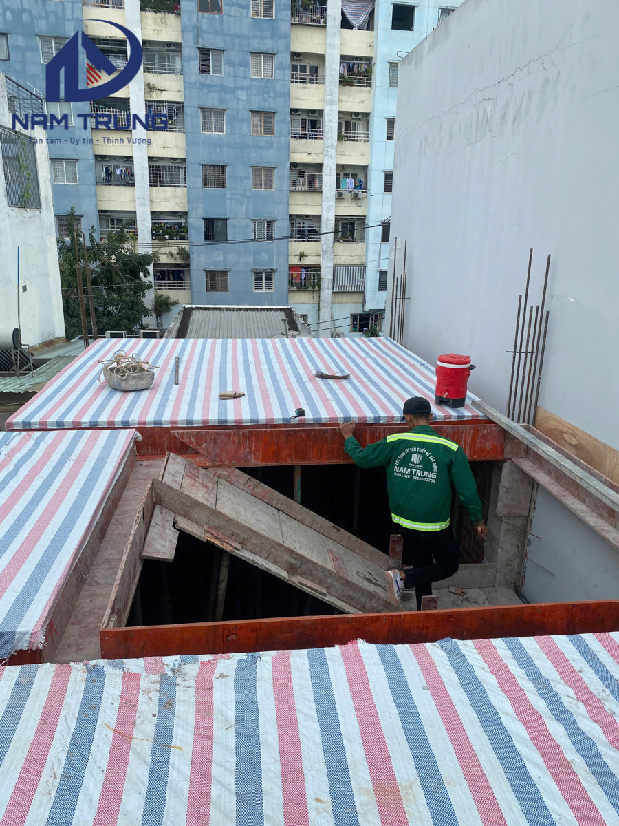 xây dựng nhà phố 1 trệt 2 lầu sân thượng 4x12.5m – Nhà anh Tân, Quận Bình Tân