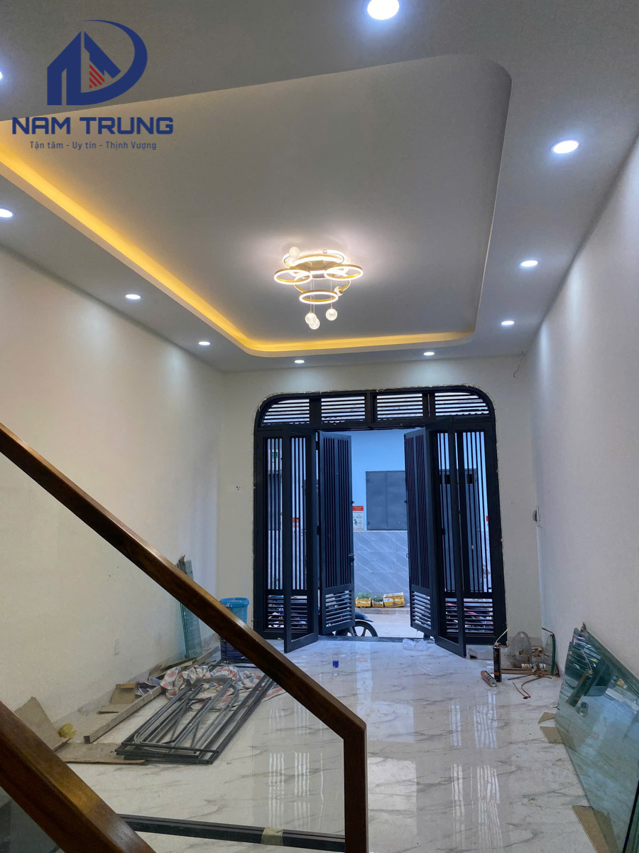 Xây dựng nhà phố 1 trệt 2 lầu sân thượng 4×12.5m – Nhà anh Tân, Quận Bình Tân
