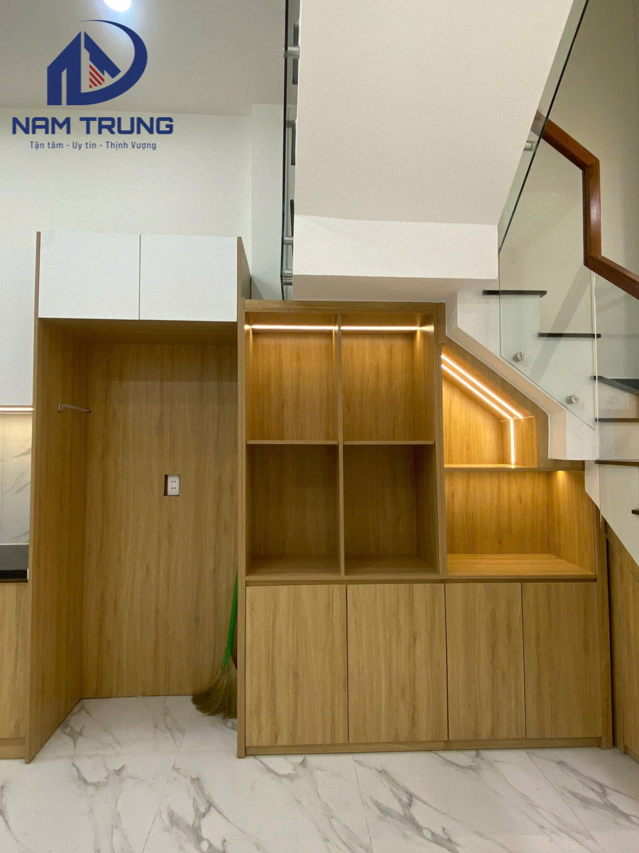 Xây dựng nhà phố 1 trệt 2 lầu sân thượng 4×12.5m – Nhà anh Tân, Quận Bình Tân